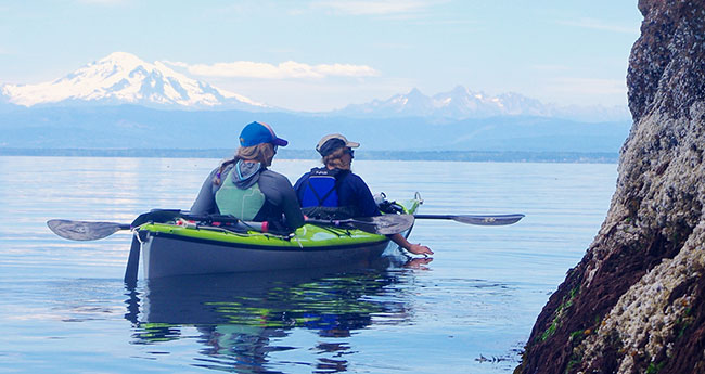 Kayak near Lummi Island