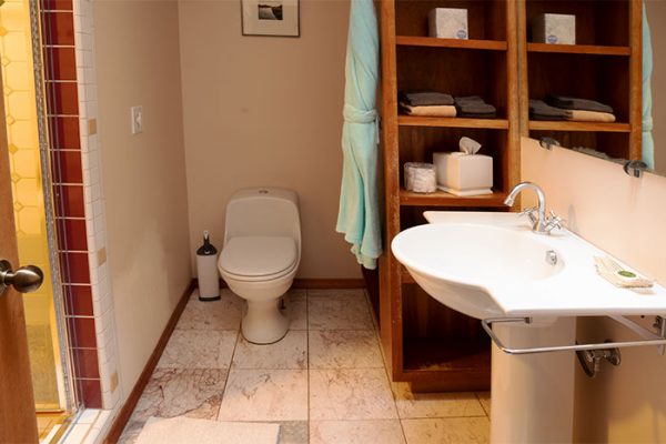 Overflow bedrooms, bathroom