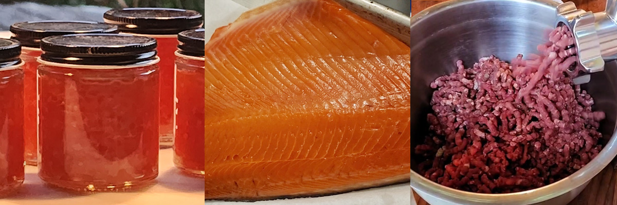 Winter Special at Nettles Farm- choice of salmon, beef or ikura
